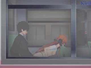 Futaba Sakura and Ren Amamiya Have Deep Fucking on the_Bus. - Persona 5_Hentai
