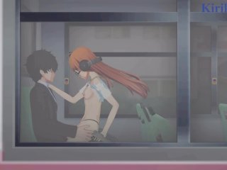 Futaba Sakura and Ren Amamiya Have Deep_Fucking on the Bus. - Persona 5_Hentai