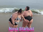 Preview 3 of SSBBW Alt Lesbians Fucking & Kissing In Public (Preview)