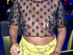 LETTING A GUY TOUCH MY BREASTS IN THE DISCO - Screenshot 7 of 16 - See Through Clothes