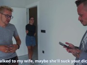 Preview 4 of The Husband watches his Wife being Fucked by a realtor for a Discount!