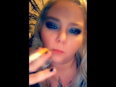 Mistress smoking 