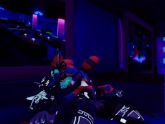 Female Protogen ride Massive Zetagen Cock
