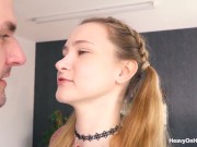Preview 1 of Cute Russian Ivi Rein Sucks Cock While Playing With Latex Balloons And Gets Fucked