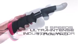 Mega-Pounder Ручной Толкающий Силиконовый Фаллоимитатор - Трахни Меня Сумасшедшим