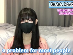 It hurts when you handjob your dick too much! ? I will tell you about Urara's experience ♡