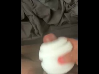 Using stroker toy in my bbc