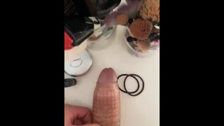 Fucking a toy moaning 