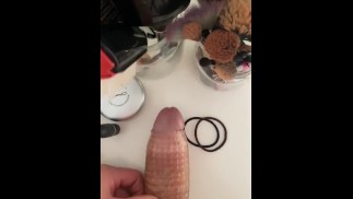 Enfoncer un jouet gémissant 