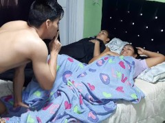 Video I fuck the whore my stepmom while my stepsister is in the room