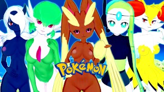 Lopunny Gardevoir Braixen And Other POKEMON FURRY HENTAI 3D COMPILATION