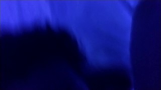Girlfriend gets tits & fac covered in cum in blacklight