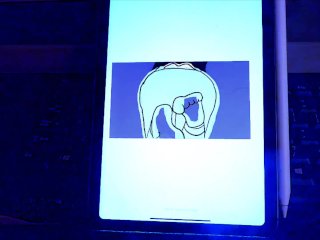 Animation of beautiful womans' feet Proof of drawing 23