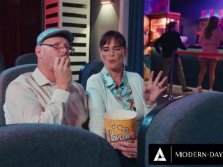 MODERN-DAY SINS - Pervy Teens Have PUBLIC SEX In Movie Theatre And GET CAUGHT! With Athena Faris screenshot number 1
