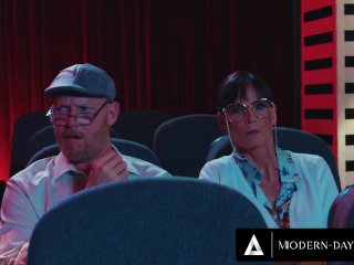 MODERN-DAY SINS - Pervy Teens Have PUBLIC SEX In Movie Theatre And GET CAUGHT! With Athena Faris screenshot number 2