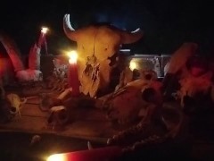 This Halloween: Masturbate in the shadow. SkullCollection&BDSM under candle light. Mamagaari=Weirdo.