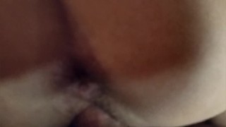 POV Close up anal - cum inside pussy