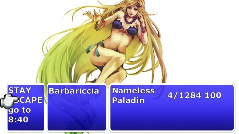 Face Barbariccia in the retro adventure to the old Final Fantasy 4 Hentai JOI (Gentle Femdom Edging)