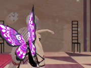 Preview 5 of SKADI ARKNIGHTS HENTAI INSECTS SEX MMD NUDE DANCE PURPLE WINGS COLOR EDIT SMIXIX
