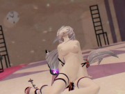 Preview 6 of SKADI ARKNIGHTS HENTAI INSECTS SEX MMD NUDE DANCE PURPLE WINGS COLOR EDIT SMIXIX