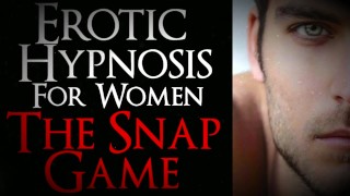Het Snap-spel voor vrouwen. Vrouwelijk orgasme ontkenning. ASMR mannelijke stem.
