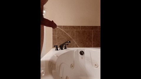 Pissing In Bathtub