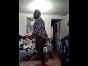 Preview 5 of Kris Barbie Twerking to Tyga's new song Booty Dancer