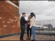 Preview 3 of rooftop in london threesome