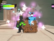 Preview 2 of Oh So Hero! All animations i could find (Gay furry game)