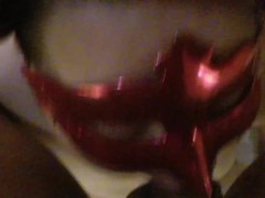 Follada de garganta, escupiendo su cara y una buena corrida