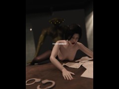 Cindy Gets Fucked by an Alien in Interrogation Room - Screenshot 6 of 16 - Butt
