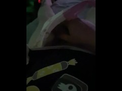 Playing With My Vibrator In My Soaked Diaper - Screenshot 14 of 16 - Diaper Cum
