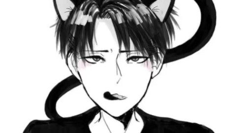 Neko Levi Ackerman Needs Your Milk In His Mouth!