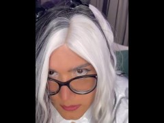 Dickgirl Ritha enjoy Moving and Dancing for the Webcam