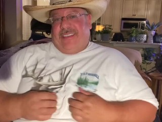 Mustache Daddy with Huge Feet has Ass Orgasm and Leaks into my Daddy Hole