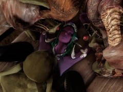 Captured by Goblins - Screenshot 9 of 16 - Hentai Monster