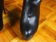 Preview 4 of Femdom Leather boot worship