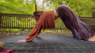 Yoga In The Fall
