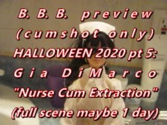 preview: Halloween 2020 Gia DiMarco Nurse Cum Extraction