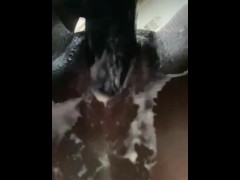 POV: Slamming my tight pussy on your dick while I cream all over you💦
