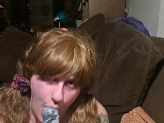 Monster dick bj and pussy action