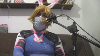ASMR Femboy D.va 希望品尝你的糖果