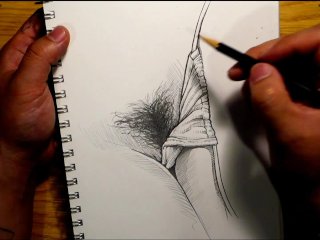 wet pussy, massage babes, pencil, drawn hentai