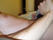 Preview 2 of Horny Pillow Hump! Moaning, Cumshot