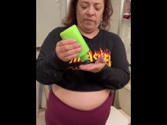 Getting dressed after the shower 