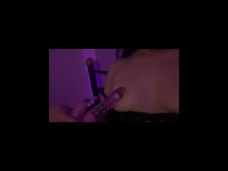 Teen horny girl playing with my toys