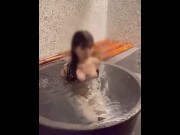 Preview 4 of 【混浴風呂】巨乳美少女と貸切温泉で濃密性交♡
