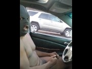 Preview 4 of Driving Naked Stroking My Little Dick In Front Of McDonald's Employees & Busy Drive Thru, Got Caught