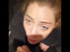 Heather Kane Swallows Gross-Tasting Cum To Not Get Caught in Changing Room !