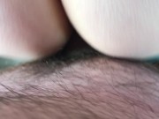 Preview 6 of Make my hairy pussy wet before you put your cock inside. Fucking Amateur Wife . Gonzo.